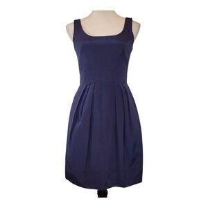 SHOSHANNA SZ 2 Womens Sleeveless Mini Cocktail Dress Royal Blue Made in USA